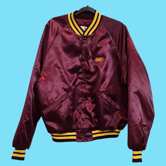 Vintage King Louie Pro Fit Lined Bomber Jacket Size XL Made in the USA (NK Logo) - Picture 5 of 15